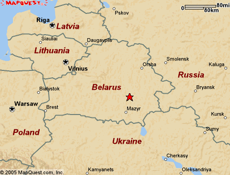 weisrussland karte baltischs